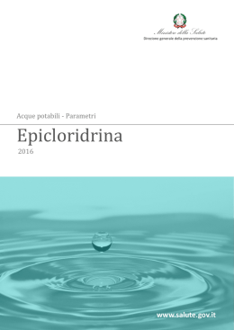 Epicloridrina - Ministero della Salute