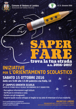 Saper Fare - Istituto Comprensivo "Giovanni XXIII"