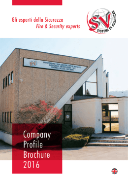 Company Profile Brochure 2016