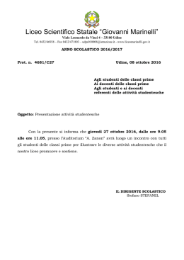 Liceo Scientifico Statale &ldquo;Giovanni Marinelli&rdquo;