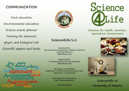 COMMUNICATION Science4Life S.r.l.