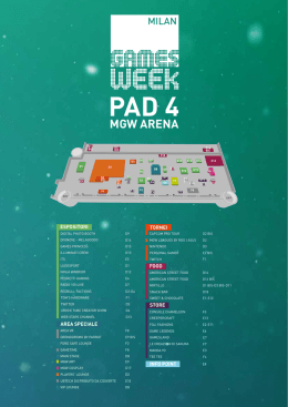 Mappe in A4 PAD4 - Milan Games Week