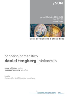 concerto cameristico daniel tengberg _violoncello