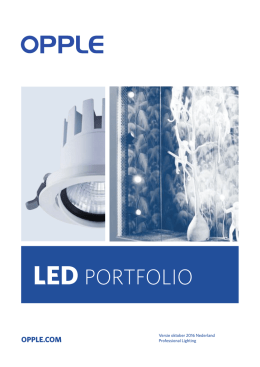 led portfolio - OPPLE Lighting
