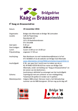 Kaag en Braassemdrive - NBB