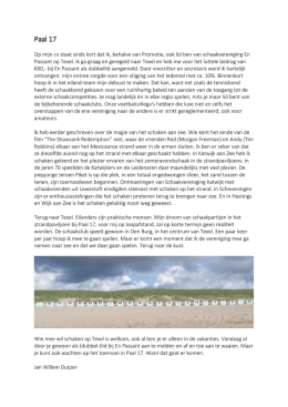Paal 17 - Schaakvereniging Promotie Zoetermeer