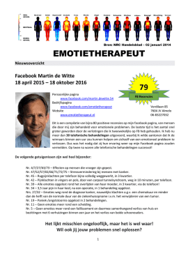 Facebook Martin de Witte 18 april 2015 – 18