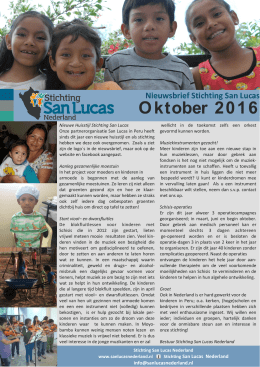 Oktober 2016 - San Lucas Nederland