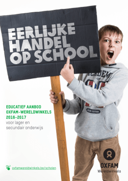 `Eerlijke handel op school` 2016-2017 - Oxfam