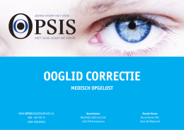 ooglid correctie - Opsis oogziekenhuis
