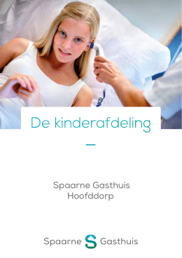 Kinderafdeling Spaarne Gasthuis Hoofddorp