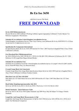 free bs en iso 3650 pdf