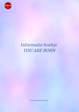 YOU ARE BORN