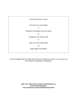 Vischmarkt menu (download pdf)