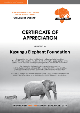 Kasungu Elephant Foundation