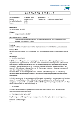 11.0 Vergaderrooster AB 2017, AB voorstel (pdf, 97
