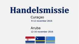 programma Handelsmissie Curaçao /Aruba