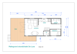 plattegrond van de strandslaaphuisjes