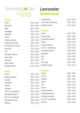 lesrooster als PDF