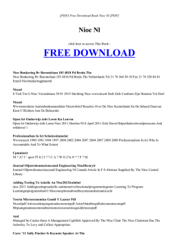 free nioc nl pdf