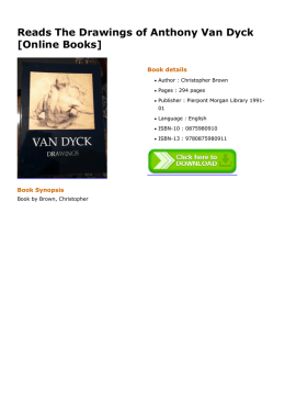 Reads The Drawings of Anthony Van Dyck [Online Books]