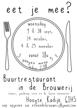 poster - Stichting De Brouwerij