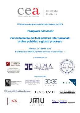 Programma Evento 21 Ottobre 2016 - Associazione Italiana per l