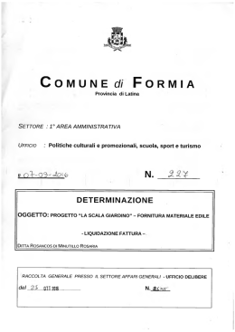 N. ^ y - Comune di Formia