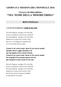 libretto della veglia