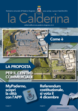 Calderina - Sito Istituzionale del Comune di Paderno Dugnano