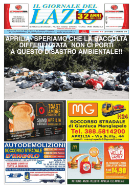 aprilia - Il Giornale del Lazio