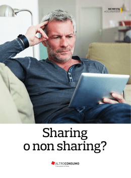 inchiesta barriere alla sharing economy
