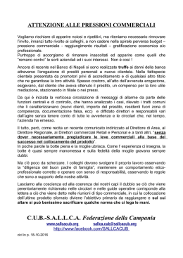 CUB-SALLCA Federazione della Campania