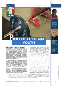 progetto club italia youth