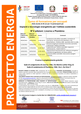 CNA Livorno – Il portale di informazione per le aziende