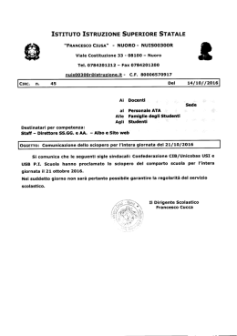 Circolare n.45 Sciopero del 21_10_2016