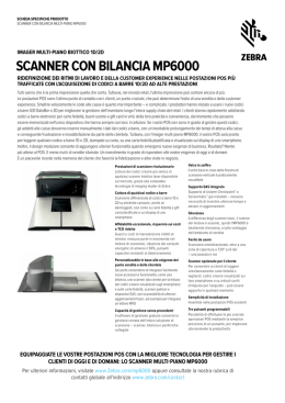 Scanner con bilancia MP6000