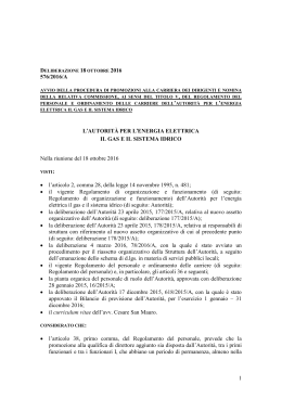 Testo in formato PDF - Autorità per l`energia elettrica e il gas