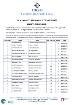 elenco - Comitato Regionale Lazio