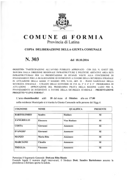 N. 303 - Comune di Formia