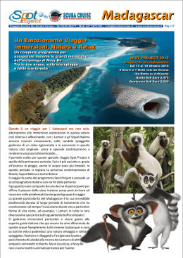 Spot Madagascar 2016 Ottobre NO prenota prima