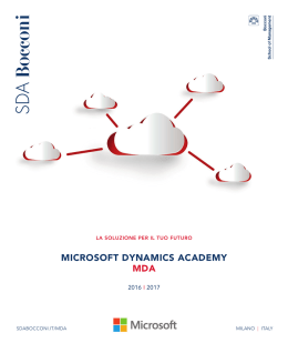 microsoft dynamics academy mda