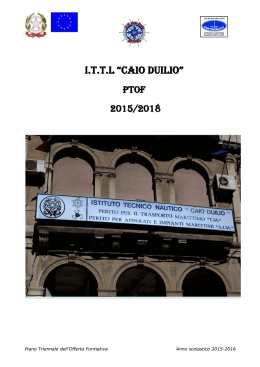 Leggi il Piano Triennale dell`Offerta Formativa