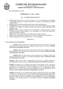 Leggi - Comune di Gragnano