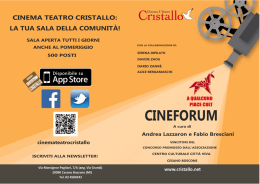 cineforum - Cristallo