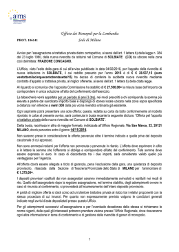 Ufficio dei Monopoli per la Lombardia Sede di Milano