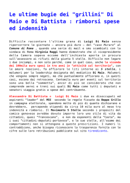 Le ultime bugie dei "grillini" Di Maio e Di Battista