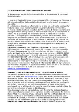 pagina informativa - Ambasciata d`Italia
