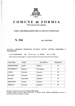 N. 304 - Comune di Formia