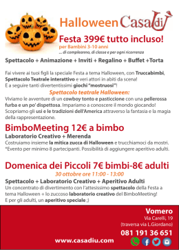 Halloween - Casa di U Napoli Vomero
